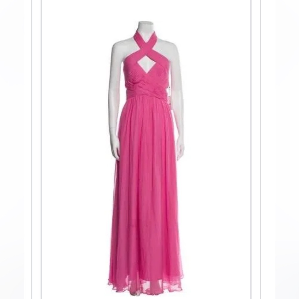 AMUR Vibrant Pink Dress
